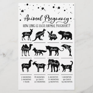 Animalisk Gravid med babystöldspel för spädbarn