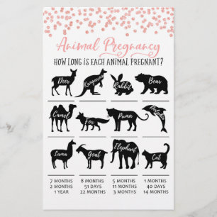 Animalisk Gravid med babystöldspel för spädbarn