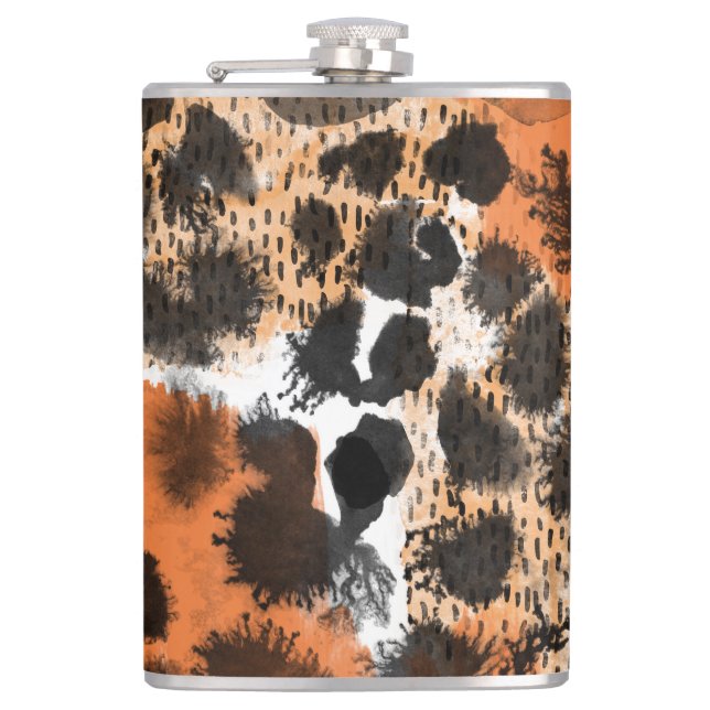 Animalisk hud: kreativ leopard mönster. fickplunta (Framsidan)