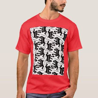 Animalisk mönster-grafik t shirt