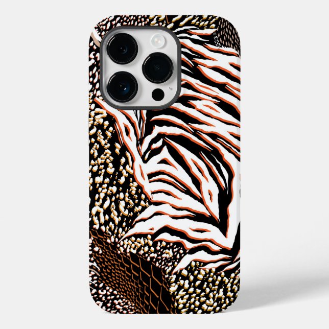 Animalisk utskrift Fodral-Mate iphone case (Baksida)