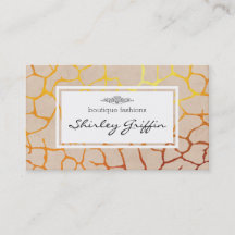 Animalisk utskrift (Guld) | Beige