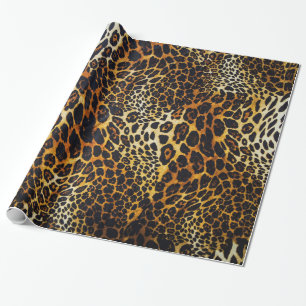Animalisk utskrift Jaguar Rik Deep Färg Presentpapper