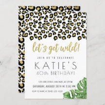 Animalisk utskrift Låt oss Hämta Vild Safari Jungl