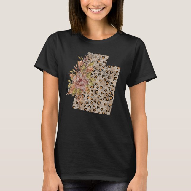 Animalisk utskrift Utah Beehive State National Par T Shirt (Framsida)