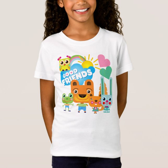 Animaliska Bra-vänner Tee (Framsida)