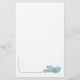 Animaliska Djurälskare Kitten Stationery Brevpapper