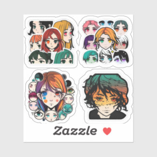 "Animaliska flickklistermärken WHatsapp" "animisk  Klistermärken