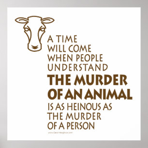Animaliska Höger, citat Poster