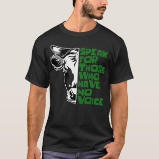 Animaliska Höger Vegan Quote Cow Ansikte T Shirt