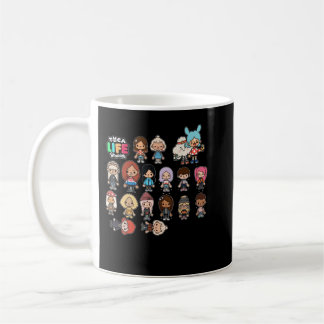 Animaliska manga Toca Boca Anime Gift till jul Kaffemugg