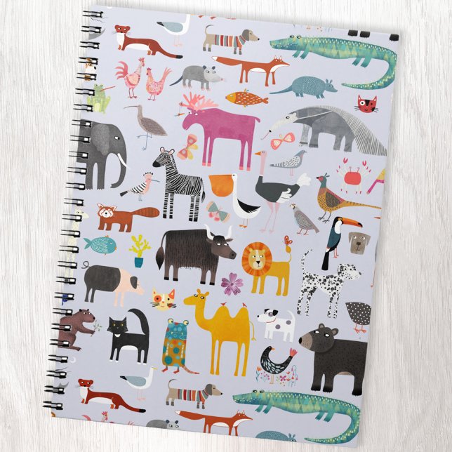 Animaliska menagerier anteckningsbok (Animal menagerie notebook)