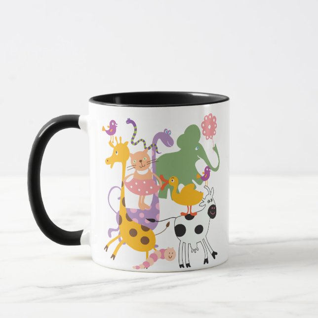 Animaliska menagerier mugg (Vänster)