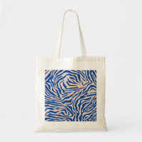 Animaliska utskrifter i Zebra tryck Blue Zebra rän