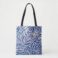Animaliska utskrifter i Zebra tryck Blue Zebra rän