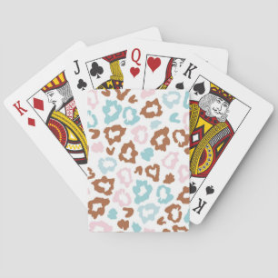 Animaliska utskrifter mönster casinokort