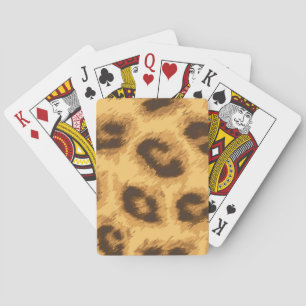 Animaliska utskrifter mönster casinokort
