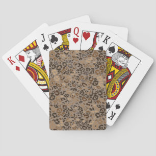 Animaliska utskrifter mönster casinokort