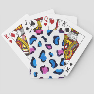 Animaliska utskrifter mönster casinokort