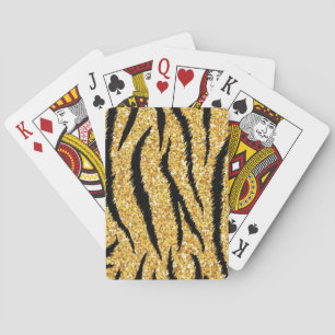 Animaliska utskrifter mönster casinokort