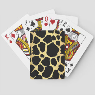 Animaliska utskrifter mönster casinokort