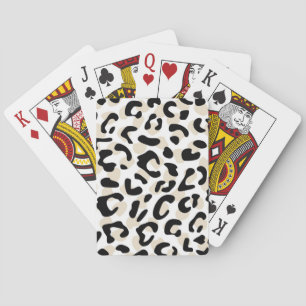 Animaliska utskrifter mönster casinokort