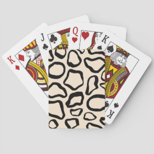 Animaliska utskrifter mönster casinokort