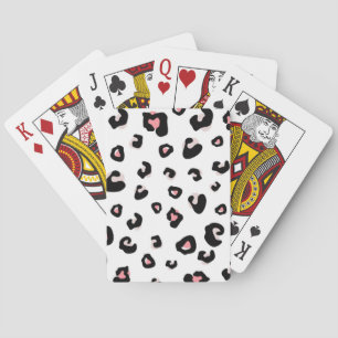 Animaliska utskrifter mönster casinokort