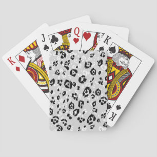 Animaliska utskrifter mönster casinokort
