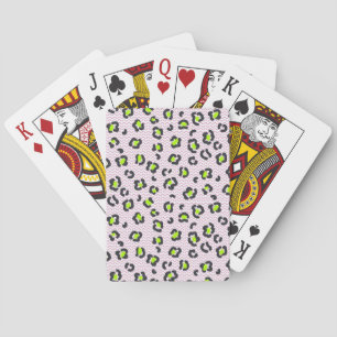 Animaliska utskrifter mönster casinokort