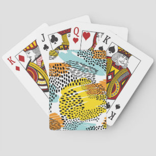 Animaliska utskrifter mönster casinokort