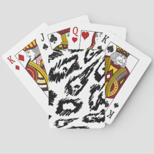 Animaliska utskrifter mönster casinokort