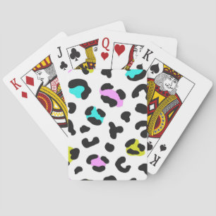 Animaliska utskrifter mönster casinokort