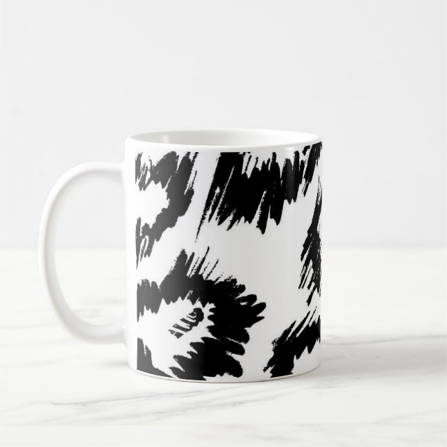 Animaliska utskrifter mönster kaffemugg (Vänster)