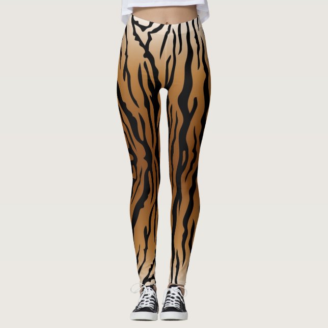 Animaliska utskrifter mönster leggings (Framsida)