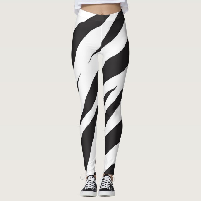 Animaliska utskrifter mönster leggings (Framsida)