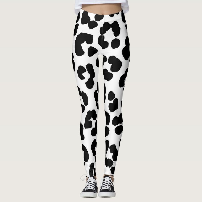 Animaliska utskrifter mönster leggings (Framsida)