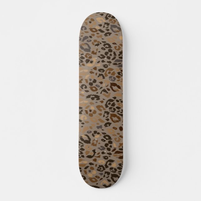Animaliska utskrifter mönster mini skateboard bräda 18,5 cm (Framsida)