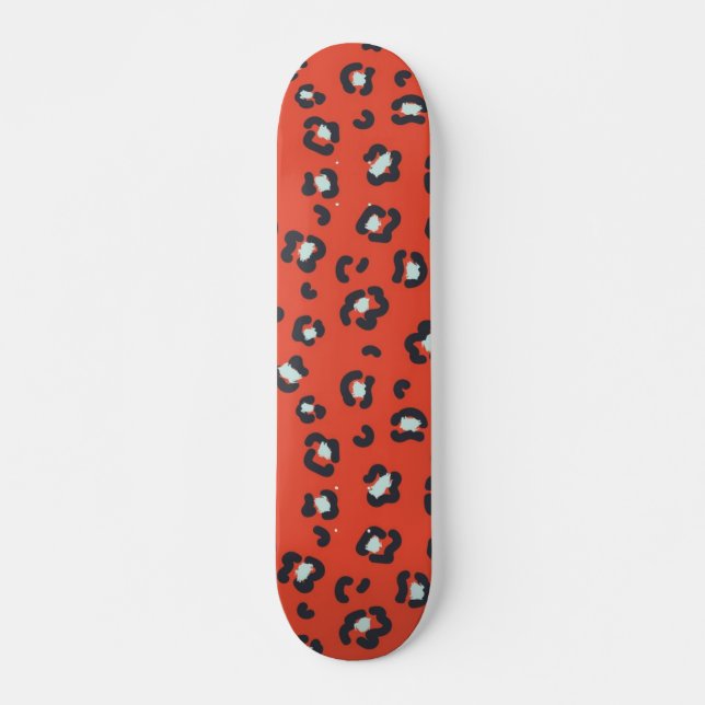 Animaliska utskrifter mönster mini skateboard bräda 18,5 cm (Framsida)