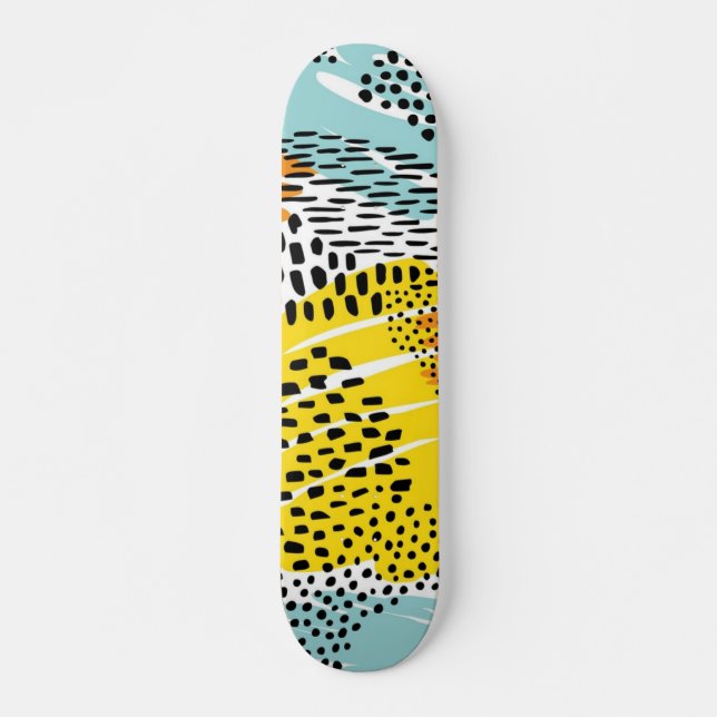 Animaliska utskrifter mönster mini skateboard bräda 18,5 cm (Framsida)