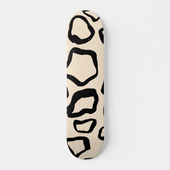 Animaliska utskrifter mönster mini skateboard bräda 18,5 cm (Framsida)