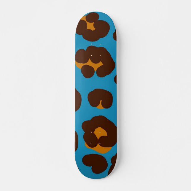 Animaliska utskrifter mönster mini skateboard bräda 18,5 cm (Framsida)