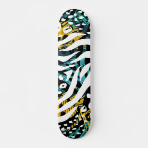 Animaliska utskrifter mönster mini skateboard bräda 18,5 cm