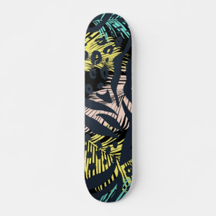 Animaliska utskrifter mönster mini skateboard bräda 18,5 cm
