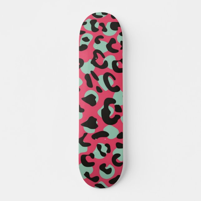 Animaliska utskrifter mönster mini skateboard bräda 18,5 cm (Framsida)