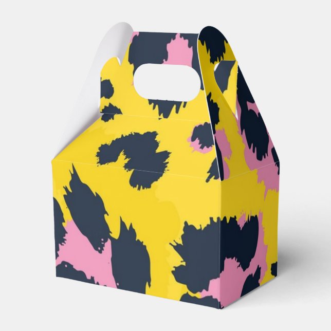 Animaliska utskrifter mönster presentaskar (Framsidan Sidan)