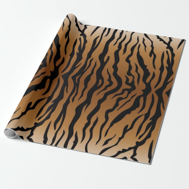 Animaliska utskrifter mönster presentpapper (Utrullad)