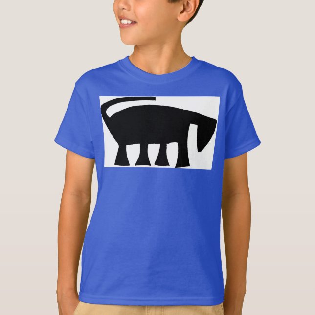 Animaliskt Barn Shirt T-shirt (Framsida)