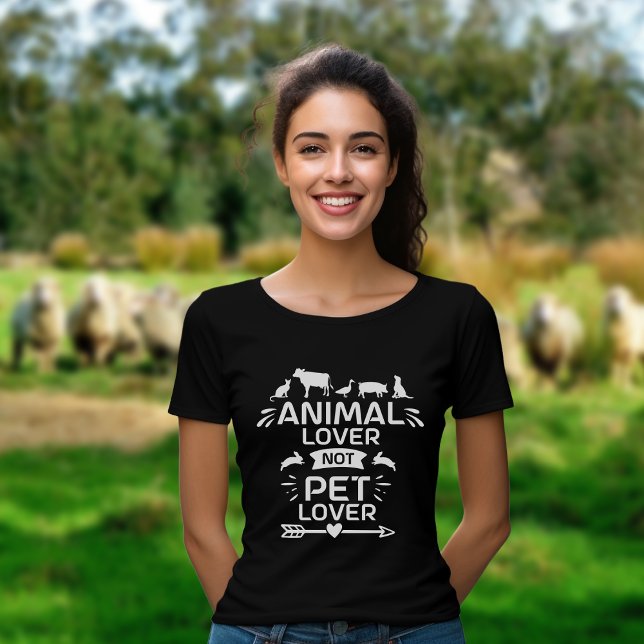 Animaliskt Kärlek ej sällskapsdjur Kärlek, Vegan A T Shirt (Skapare uppladdad)