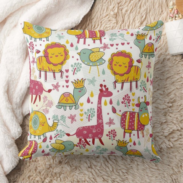 Animaliskt Pride Dekorativ kudde 20 x 20 tum (Filt)